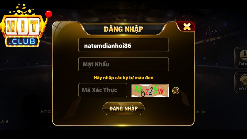 Hướng dẫn quy trình đăng nhập tài khoản Hitclub cho newbie