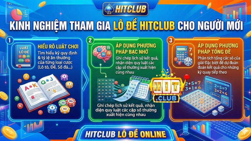 Kinh nghiệm đặt cược lô đề online cho tân thủ Hitclub