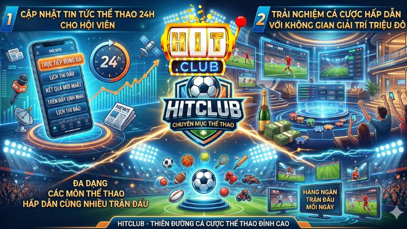 Những ưu điểm nổi bật thu hút game thủ của Thể thao Hitclub